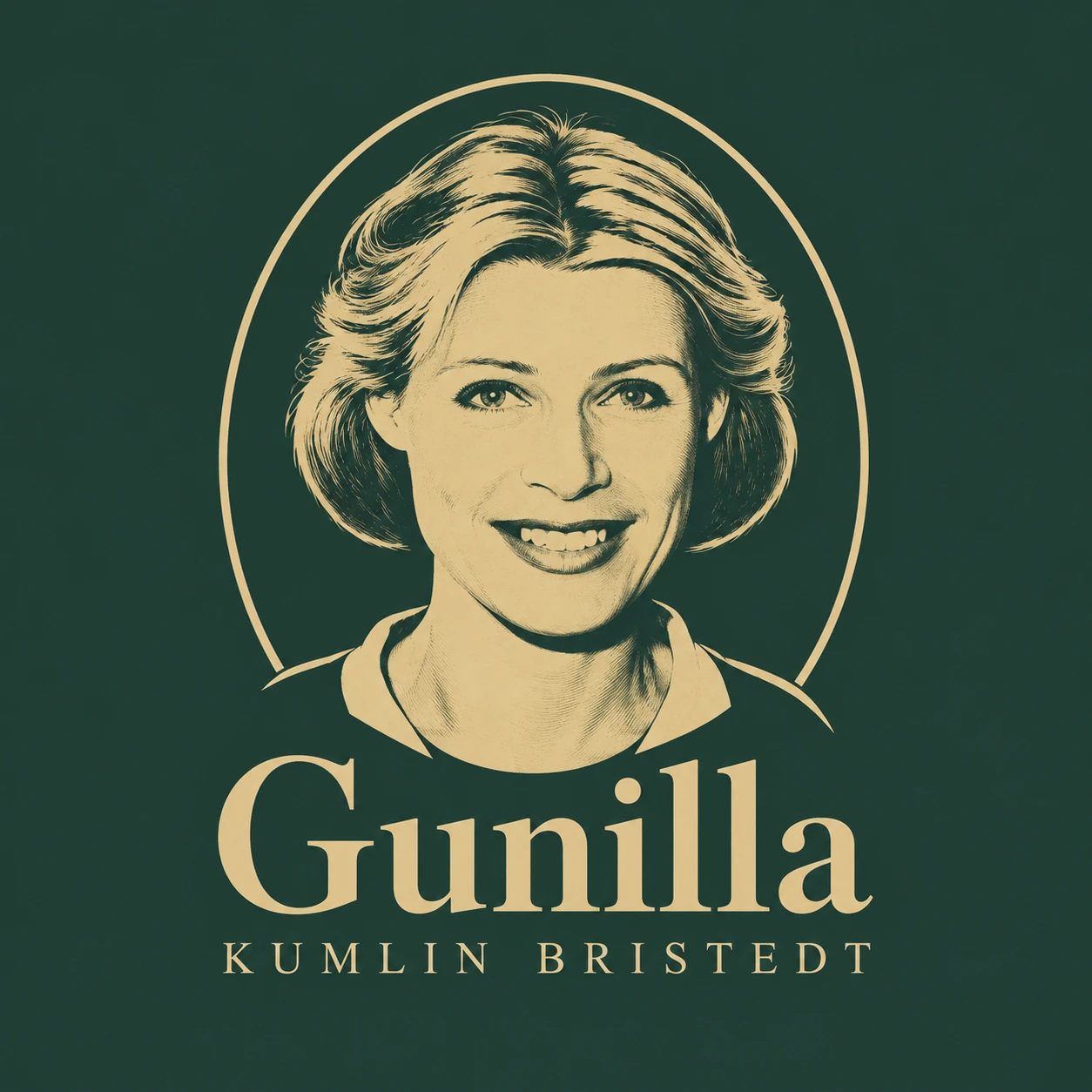 Gunilla Kumlin Bristedt – porträttlogotyp